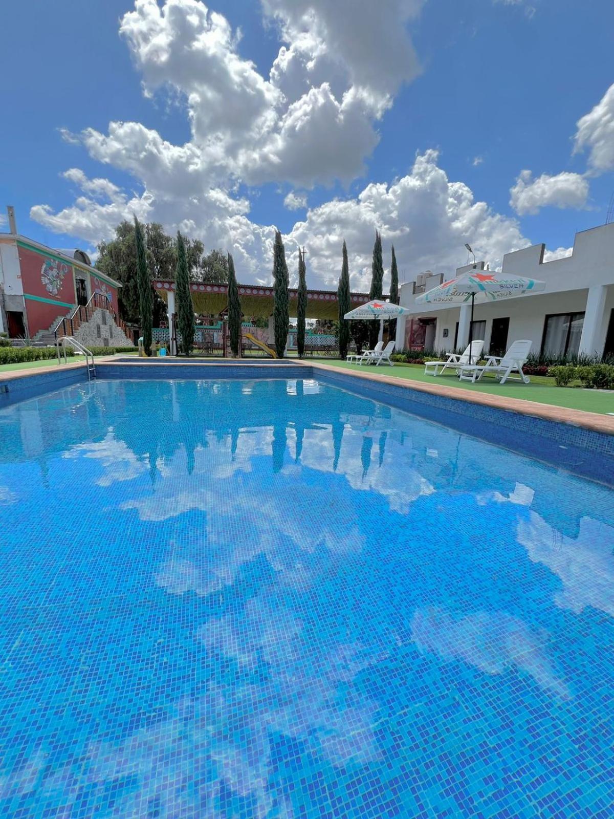 Hotel El Jaguar San Martín de las Pirámides Exteriör bild
