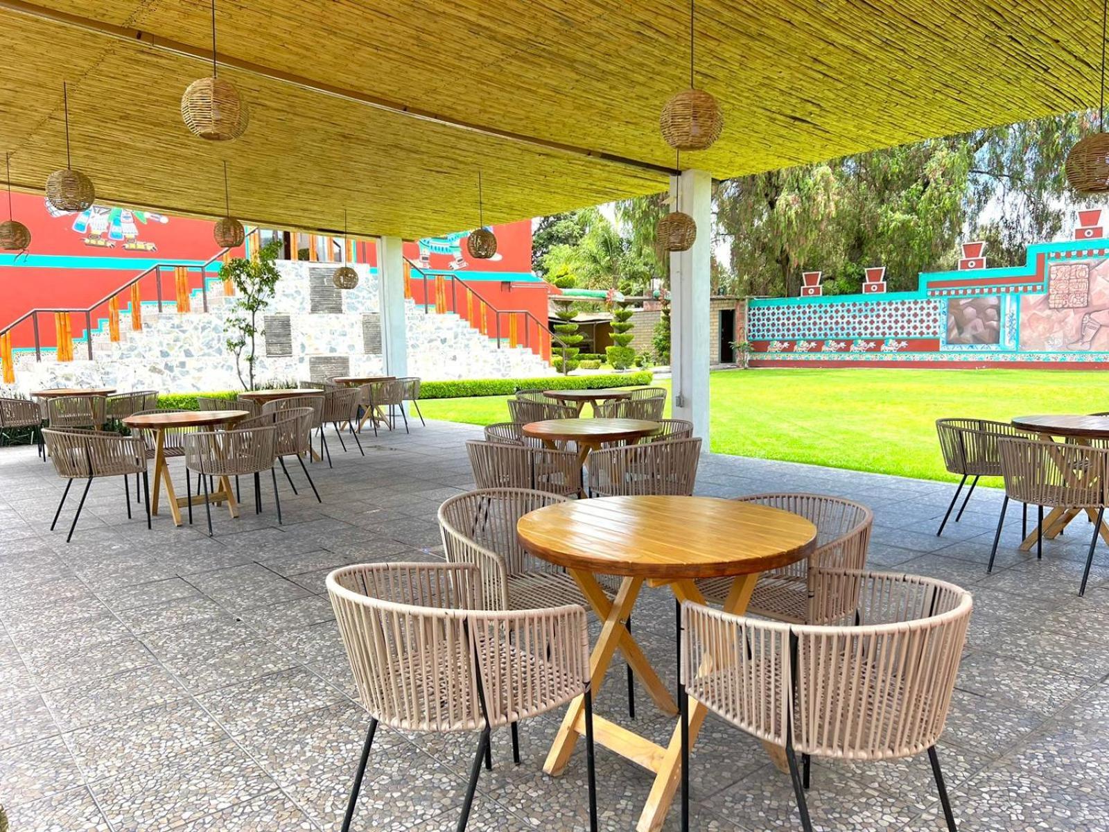 Hotel El Jaguar San Martín de las Pirámides Exteriör bild