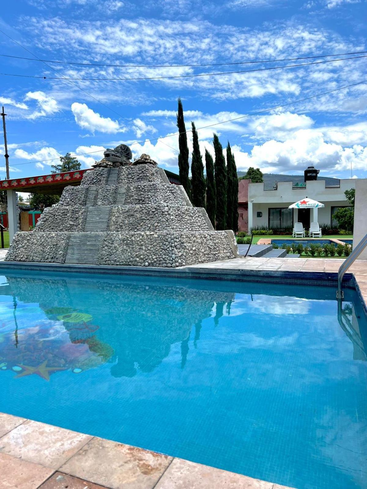 Hotel El Jaguar San Martín de las Pirámides Exteriör bild