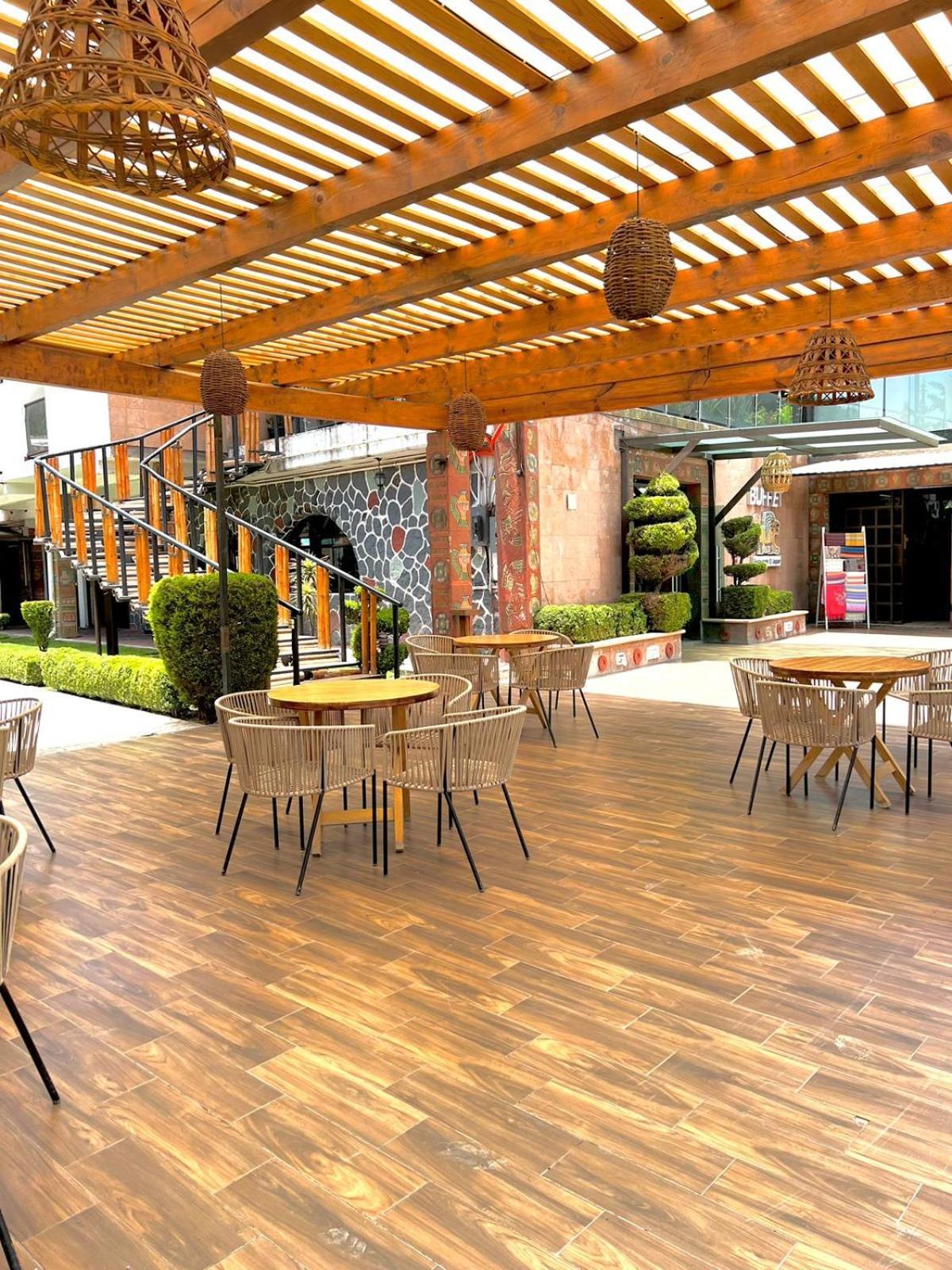 Hotel El Jaguar San Martín de las Pirámides Exteriör bild